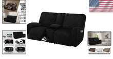 Load image into Gallery viewer, Soft &amp; Durable 8-Piece Reclining Love Seat Cover - Machine Washable &amp; Anti-Slip