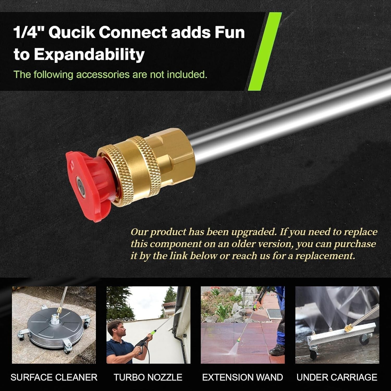 Compact 4800 PSI Electric Pressure Washer - Perfect for Car Washing & Patios