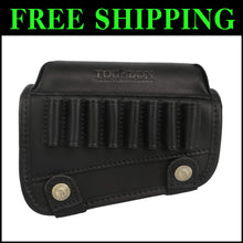 Load image into Gallery viewer, Lightweight Leather Cheek Rest with 8 Rifle Shell Holder for Optimal Accuracy