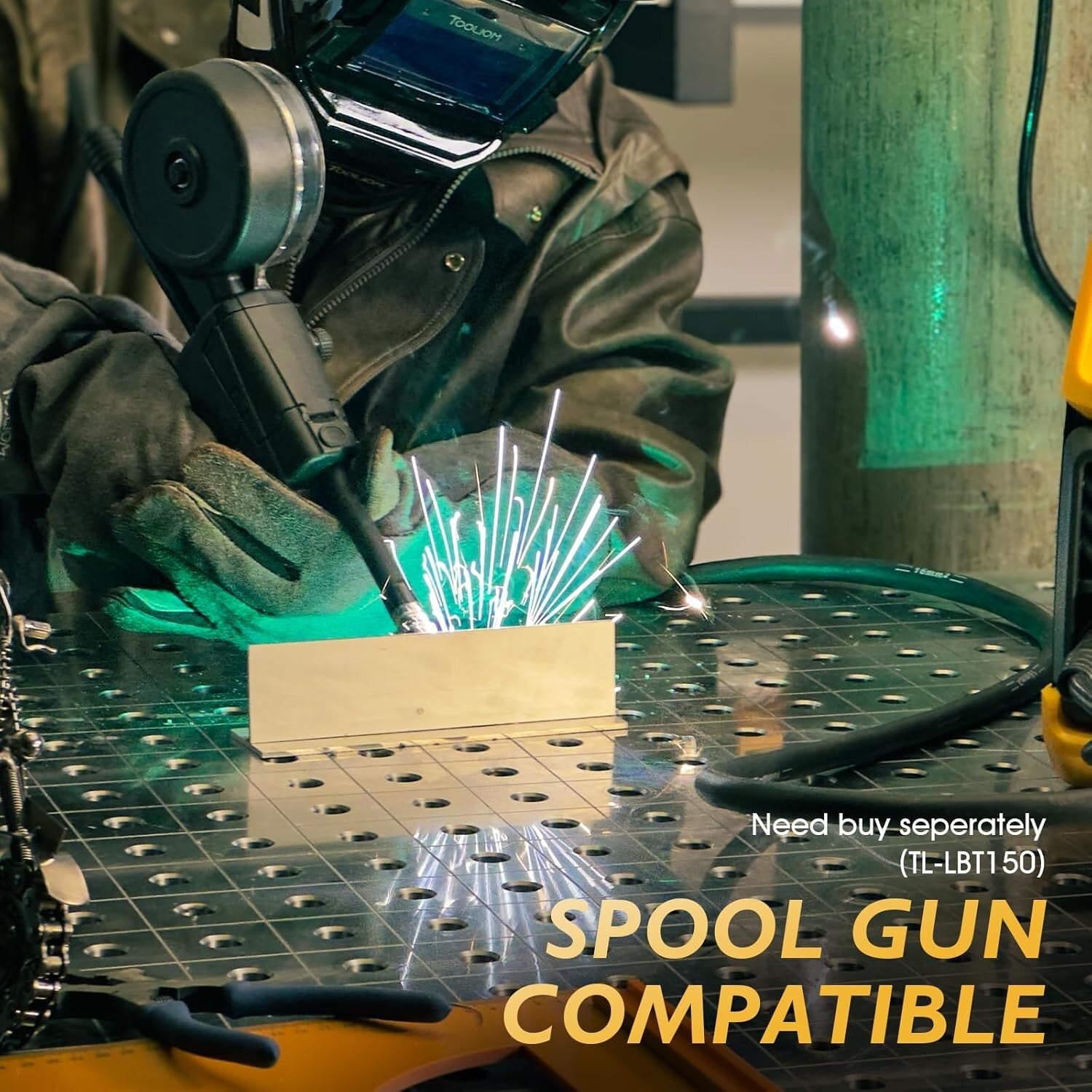 Versatile 5 in 1 Welding Machine with Spool Gun - Ideal for Aluminum Work