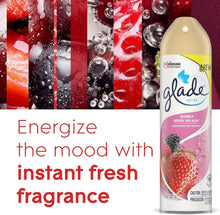 Load image into Gallery viewer, Refreshing Bubbly Berry Air Freshener, 12 Aerosol Cans, 8 Oz Each - Mood Booster