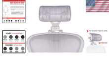 Load image into Gallery viewer, Adjustable Headrest for Herman Miller Aeron H4 Chair in Stylish Mineral Finish