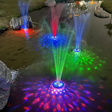 Load image into Gallery viewer, Compact UV Resistant Floating Water Fountain with Lights - Perfect Pool Addition