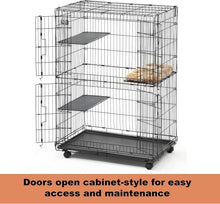 Load image into Gallery viewer, Durable Cat Playpen with Folding Design &amp; Removable Tray - Ideal for All Sizes