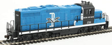 Load image into Gallery viewer, HO Scale EMD GP9M Model Train - Boston &amp; Maine Diesel in Blue/Black/White