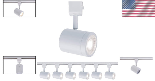 Pack of 6 10W Adjustable LED Track Heads - Warm White Lighting with App Control