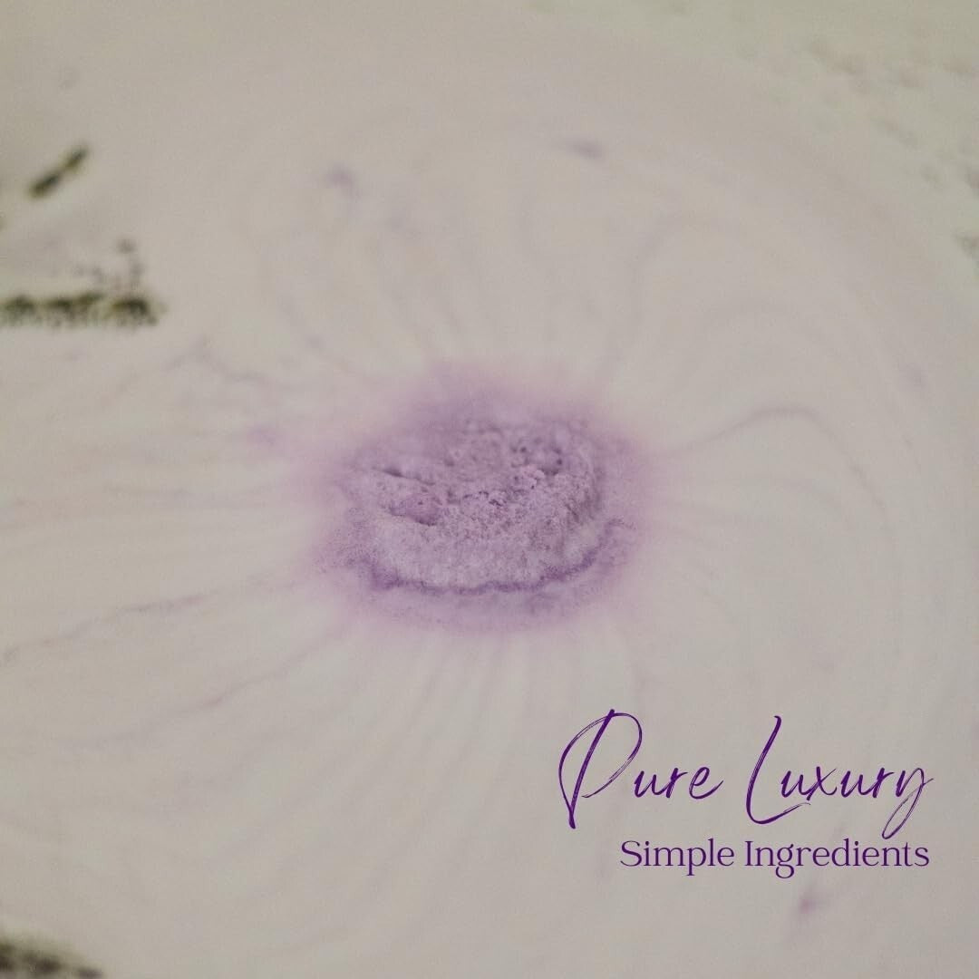 Aromatherapy Lavender Bath Bombs - 12 Large Organic Bath Balls for Relaxation