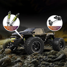 Load image into Gallery viewer, Waterproof 1:10 Brushless RC Car - 50 mph Monster Truck with Carbon Fiber Design