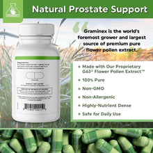 Load image into Gallery viewer, PollenAid Prostate Supplement - Natural Rye Pollen Extract, 180 Veggie Caps