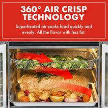 Load image into Gallery viewer, 26 QT Extra Large Stainless Steel Air Fryer with Touchscreen - French Doors