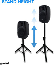 Load image into Gallery viewer, Compact Gemini Portable PA Speaker System with Bluetooth &amp; Stands Included