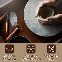 Load image into Gallery viewer, 12-Inch Heavy-Duty Pottery Wheel with Non-Slip Base for Artistic Precision