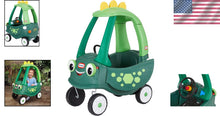 Load image into Gallery viewer, Dinosaur-Themed Cozy Coupe with Push Handle - Ideal for Indoor &amp; Outdoor Fun