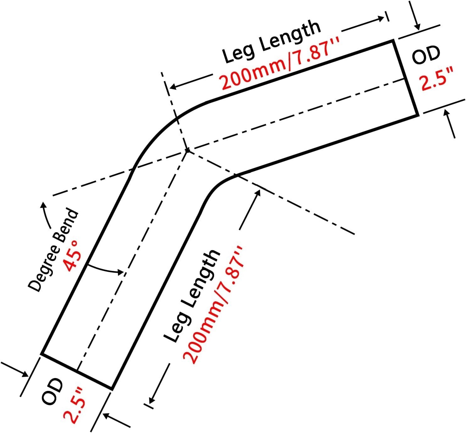 DIY Customizable 2.5 Inch Polished Mandrel Exhaust Pipe - Bolt-On Installation
