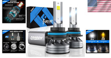 Load image into Gallery viewer, Ultra-Bright 9007 LED Fog Light Bulbs with Built-in Cooling Fan - Pack of 2