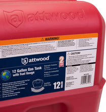 Load image into Gallery viewer, Heavy-Duty 12 Gallon Marine Fuel Tank with Vacuum Valve &amp; EPA Certification