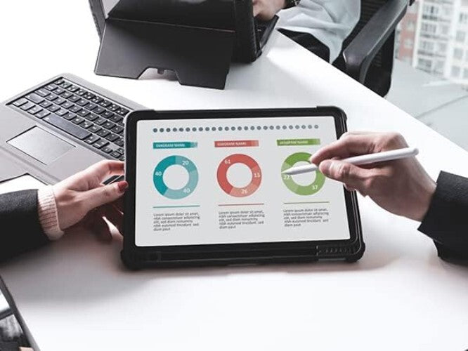 Detachable Folio Keyboard Case for Galaxy Tab S8+/S7+ with Multi-Touch Trackpad