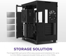 Load image into Gallery viewer, Spacious Dual-Chamber ATX Case – 360mm Radiator Support &amp; Smart Cable Management