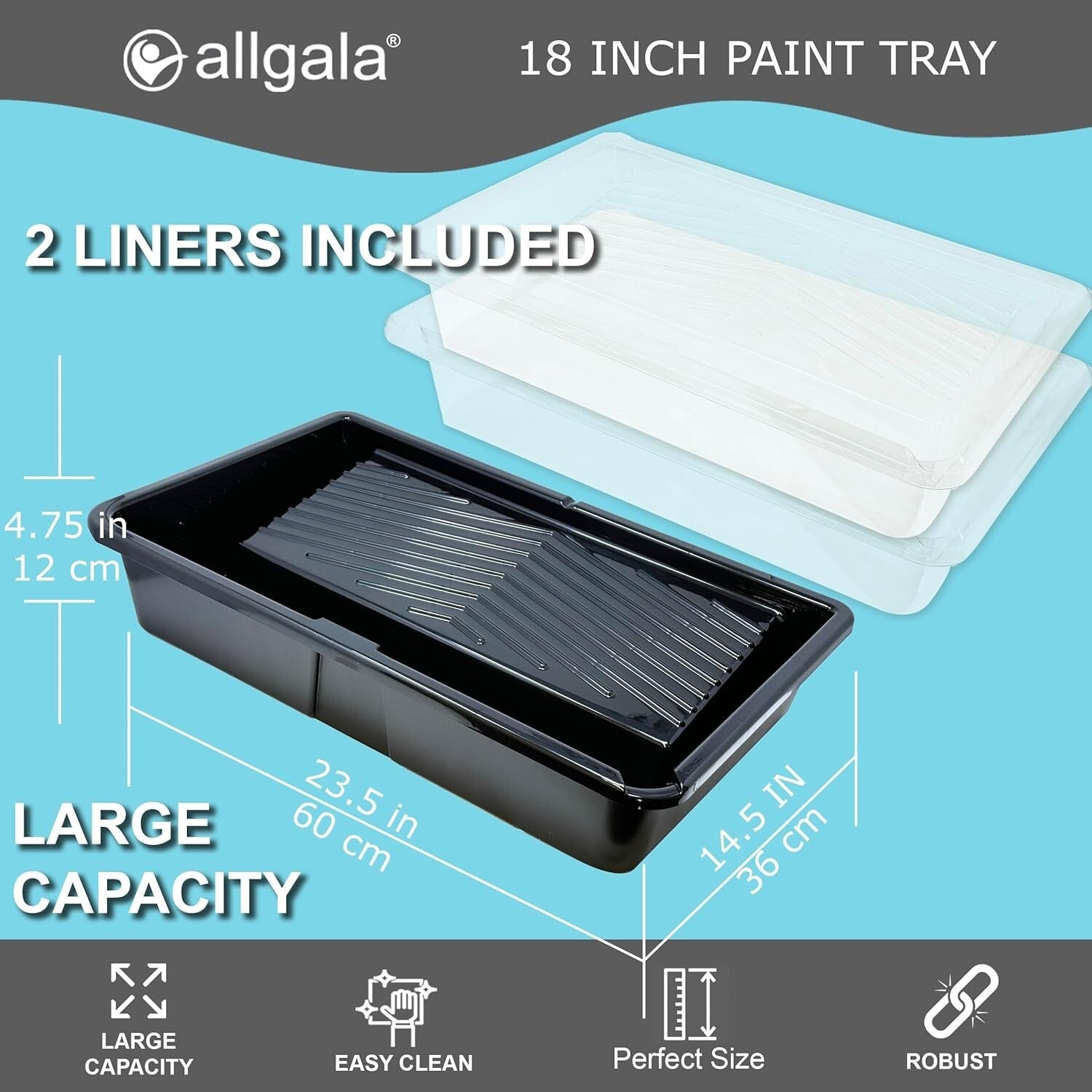 Durable 10-Piece 18 Inch Roller Kit - Professional Results for Every Project