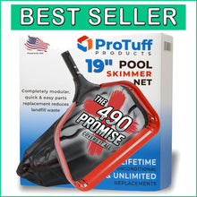 Load image into Gallery viewer, Ultimate ProTuff 19" Pool Cleaning Net - Strong Aluminum Frame &amp; Quick Attach