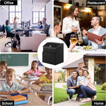 Load image into Gallery viewer, Versatile Black Metal Suggestion Box with Key and Slot - Perfect for Fundraising