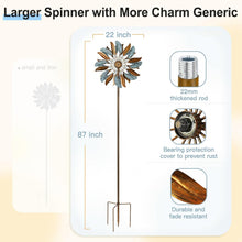 Load image into Gallery viewer, Kinetic Garden Windmill 87'' Extra Large - Adjustable Height &amp; Easy Assembly
