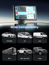 Load image into Gallery viewer, Portable 4K Carplay Screen with Real-time GPS, Backup Camera &amp; Bluetooth Audio