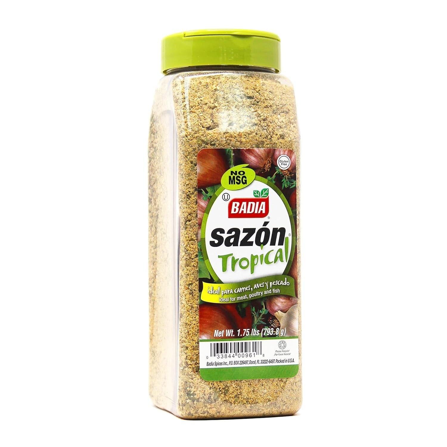 1.75 lb Pack of 6 Sazon Tropical - Kosher Seasoning for Flavorful Cooking