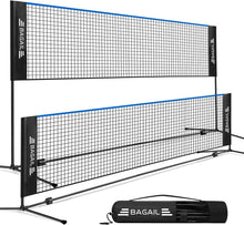 Load image into Gallery viewer, Strong &amp; Durable Height Adjustable Badminton Net - 10ft, 14ft, 17ft for All Ages