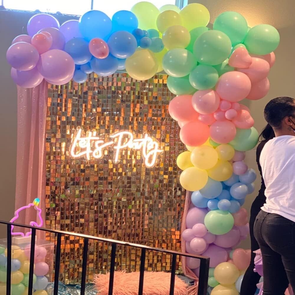 Dimmable LED Let's Neon Sign 23"X10" - Perfect for Events & Celebrations