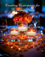 Load image into Gallery viewer, Long Lasting 200 Hour Floating LED Candles - Perfect for Weddings &amp; Parties