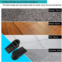 Load image into Gallery viewer, Heavy-Duty Rubber Door Stopper Wedge - Non-Scratching &amp; Versatile, 4 Pack
