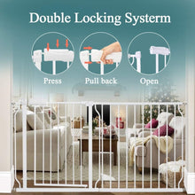 Load image into Gallery viewer, Stylish Pressure Mounted Child &amp; Pet Gate – Fits Wide Openings 24-81 Inches