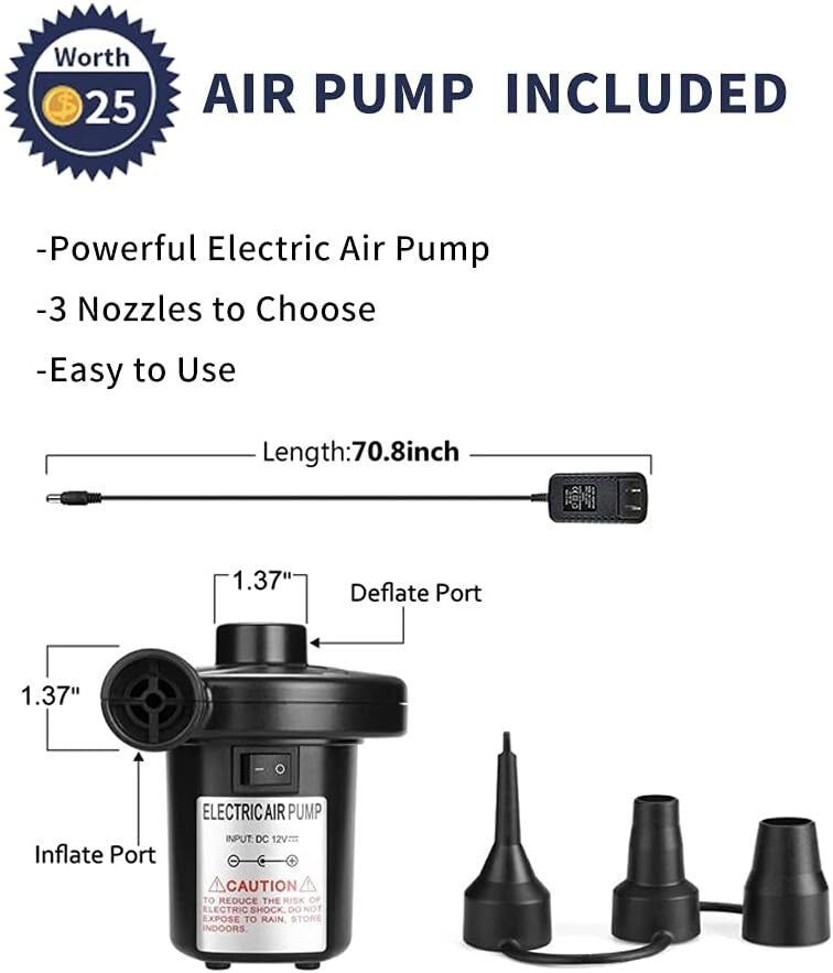 Portable Inflatable Lounge Chair in Red - Foldable Sofa for Bedroom Relaxation