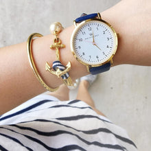 Load image into Gallery viewer, Oversized Nurse Watch with Interchangeable Leather Band - Easy to Read Design