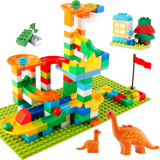 Eco-Friendly 145 PCS Marble Run Blocks Set - Perfect Educational Gift for Kids