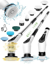 Load image into Gallery viewer, Waterproof Electric Spin Scrubber - Lightweight &amp; Cordless with 2 Speed Settings