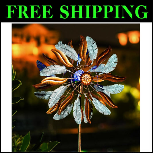 Kinetic Garden Windmill 87'' Extra Large - Adjustable Height & Easy Assembly