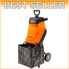 Load image into Gallery viewer, Lightweight Electric Wood Shredder with 1.8-Inch Cutting for Easy Yard Cleanup