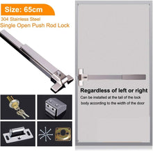 Load image into Gallery viewer, Versatile Panic Exit Push Bar for Indoor Use - 28" to 50" Door Compatibility