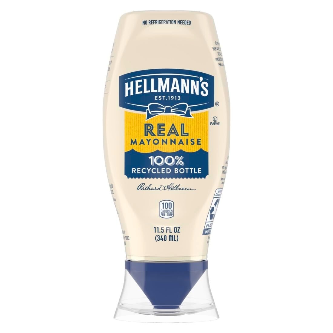 Hellmann’s Real Mayonnaise - Cage-Free, Gluten-Free in 12 Pack Squeeze Bottles