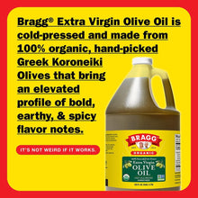 Load image into Gallery viewer, USDA Organic Extra Virgin Olive Oil - Greek Koroneiki, 128 Fl Oz, Cold Pressed