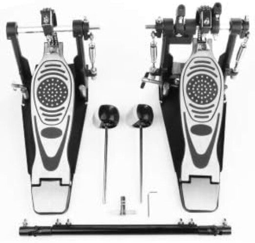 Adjustable Double Kick Drum Pedal with Non-Slip Design for Practicing Drummers