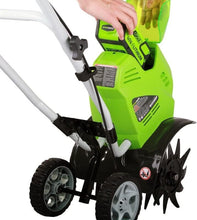 Load image into Gallery viewer, Compact 40V Cordless Cultivator with Easy Start and 3-Year Warranty for Gardens