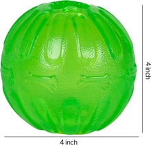 Load image into Gallery viewer, Pack of 5 Green Dog Chew Balls - Treat Dispensing Fun for Active Pets
