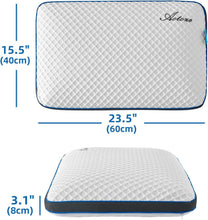 Load image into Gallery viewer, Cooling Gel Memory Foam Pillow - Oeko-TEX &amp; CertiPUR-US Certified Comfort
