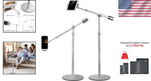 Load image into Gallery viewer, Premium Aluminum Tablet Stand - 360° Adjustable for Bed, Kitchen, and Office Use