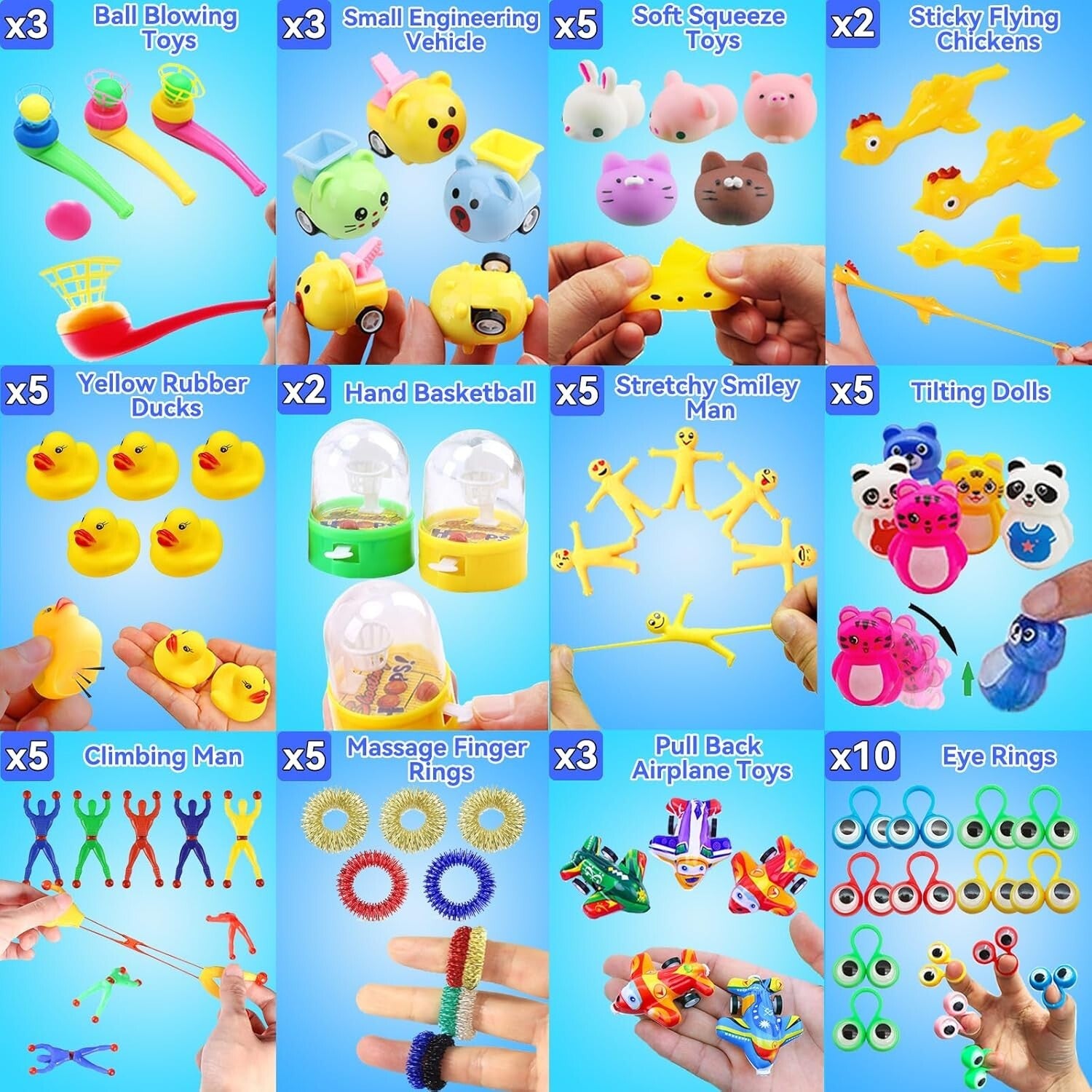 125 Unique Fidget Toys - Perfect for Classroom Rewards and Birthday Parties