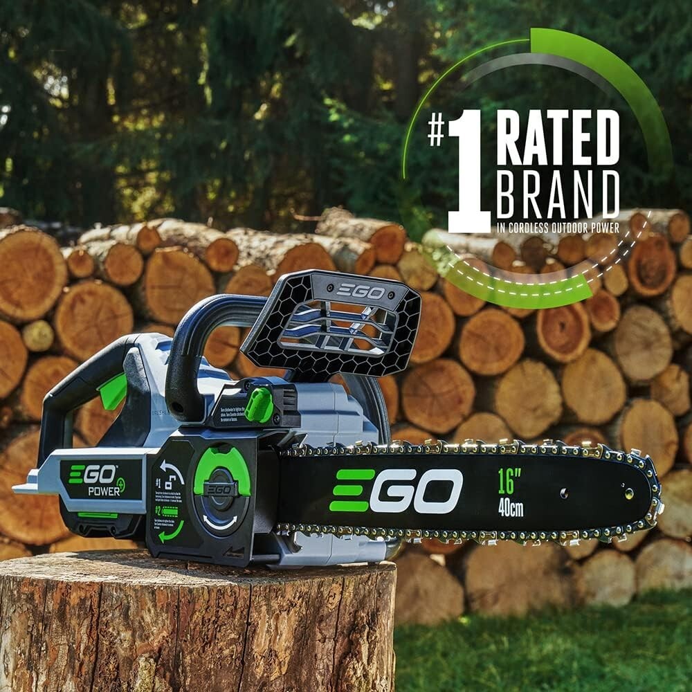 Effortless Cutting with 16” Cordless Chainsaw - 56V Battery Included