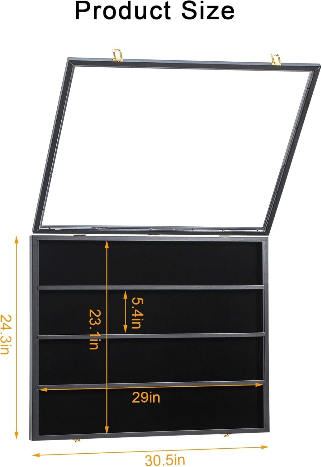 36 Graded Sports Card Display Frames - UV-Protected and Sturdy Case 2 Pack